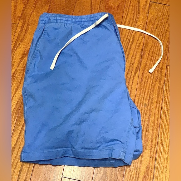 Men’s Large (36-38) LANDS END Light Blue Elastic Drawstring No Fly Shorts - Picture 8 of 14